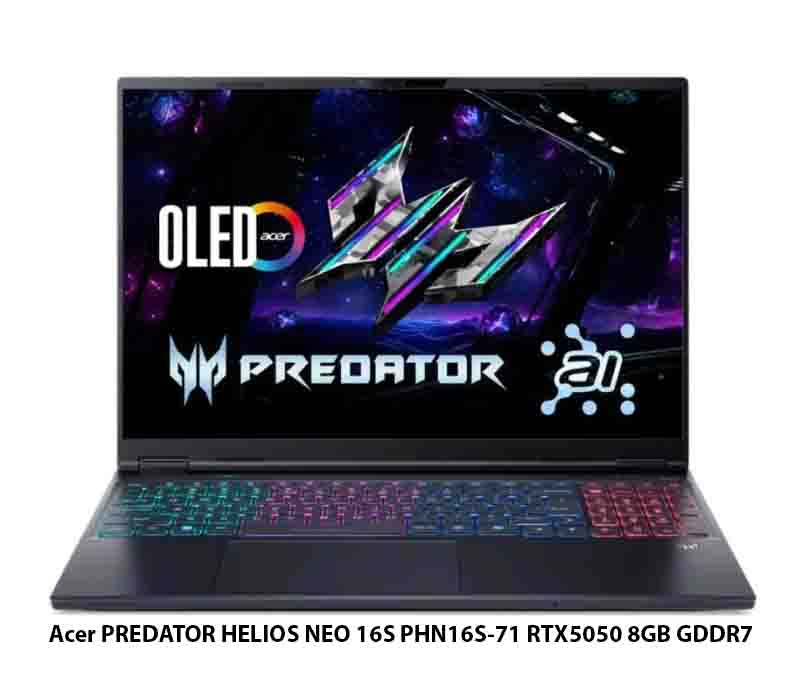 Acer PREDATOR HELIOS NEO 16S PHN16S-71 Ultra7 255HX RTX 5050 2025