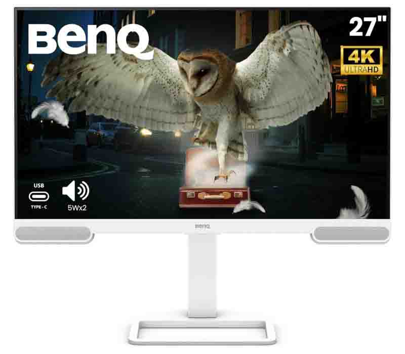 BenQ EW2790U 27 inch 4K Monitor with 95% P3 & 5Wx2 Speakers 2025