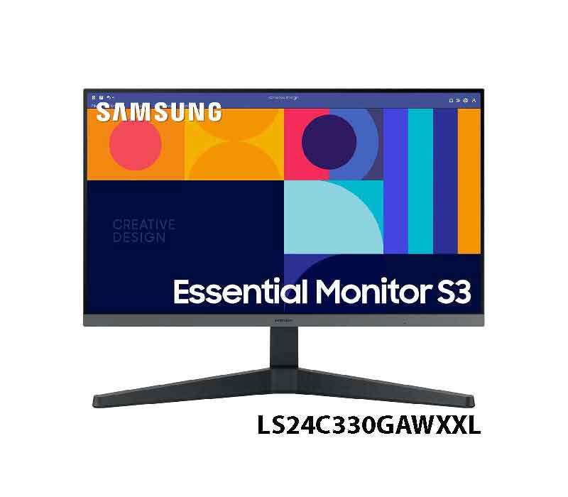 Samsung 24-inch FHD, IPS, 100 Hz, 1920 x 1080 Flat Monitor (LS24C330GAWXXL)