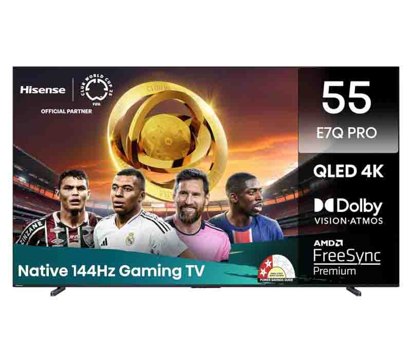 Hisense 55 inches E7Q PRO Series 4K Ultra HD Smart QLED TV 55E7Q PRO