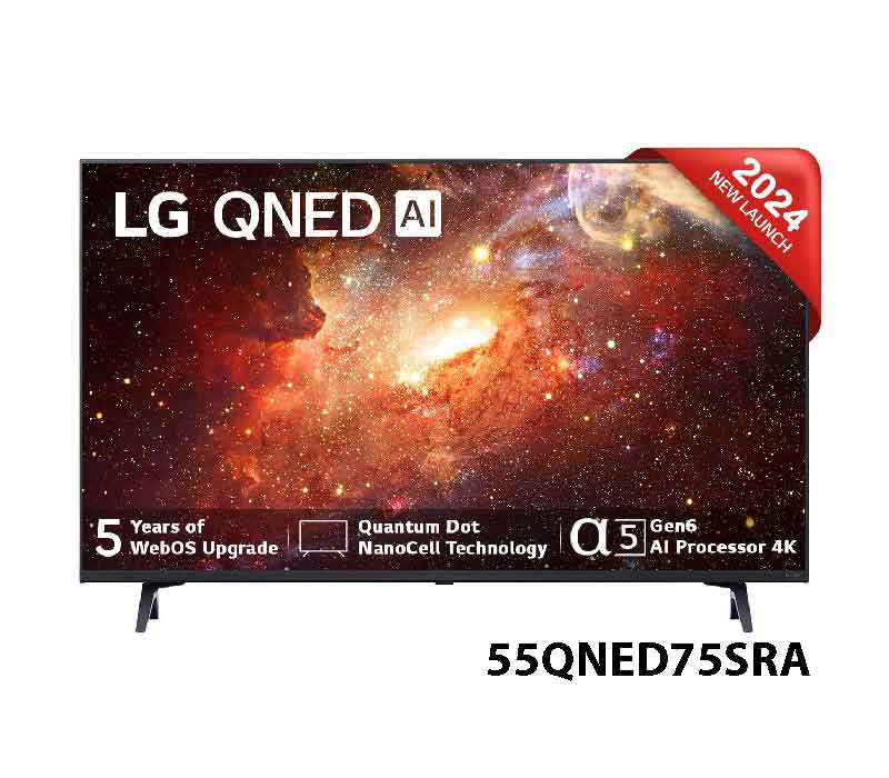 LG 55 inch QNED-75 4K QNED TV 55QNED75SRA 2024