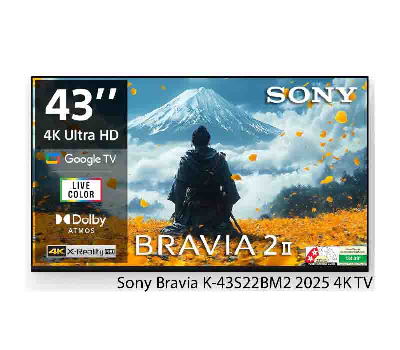 Sony 43 inch Bravia 2 M2 S22BM2 4K LED Google TV 2025 K-43S22BM2