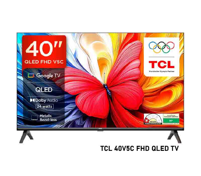 TCL 40 inch V5C Series Full HD Smart QLED Google TV 40V5C 2025